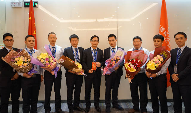 “業(yè)務(wù)團(tuán)隊(duì)PK優(yōu)勝獎(jiǎng):--事業(yè)一部的銷售精英們!